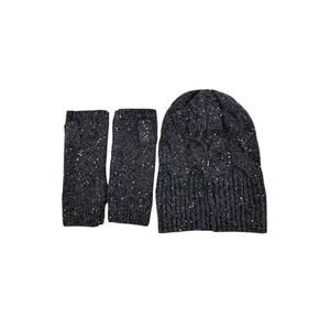 TWRHLL by Christie Brinkley Women's Cold Weather Set Black